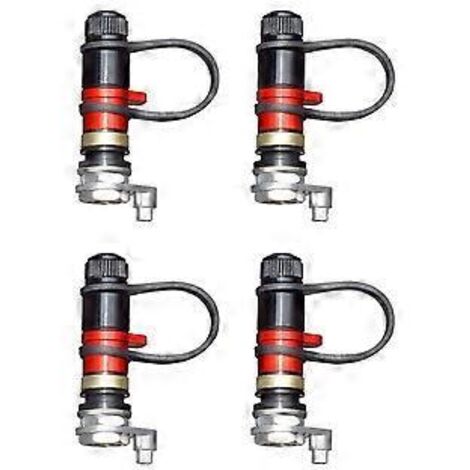 Valve de décharge de pression pour pneus tout-terrain, pneus sable, valve de décompression rapide pour pneus désert, lot de 4 (courte) (1/5)