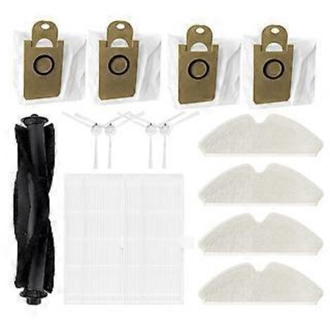 Accessoires et pièces de rechange pour Pioneer VC700R : brosse principale, filtre HEPA, chiffon de nettoyage et sac à poussière (1/5)
