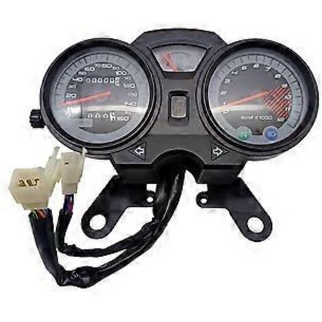 Tableau de bord Moto avec compteur de vitesse et compte-tours étanche pour motos HONDA CG125 CG150 CG200 - Accessoires (1/5)