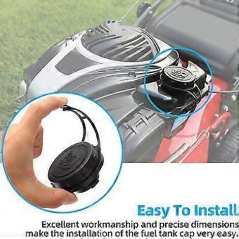 Bouchon de réservoir de carburant 799585 compatible avec les tondeuses & Stratton 550E et 55 (remplace les références 799684 et 799585) pour & Stratton (1 pièce) (1/3)