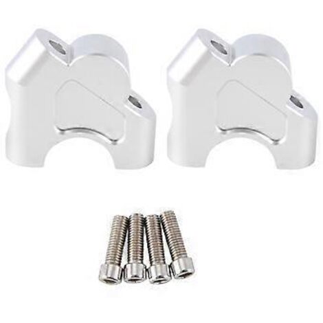 Rehausseur de guidon pour moto NX400 NX 400 NX500 NX 500 Accessoires Support de rehausse de guidon (Argent) (1/5)