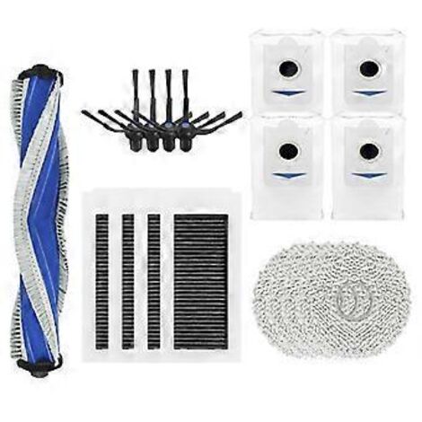 Sacs à poussière, brosse principale et chiffon de nettoyage pour aspirateurs Ecovacs X5 OMNI / X5 PRO OMNI (1/5)