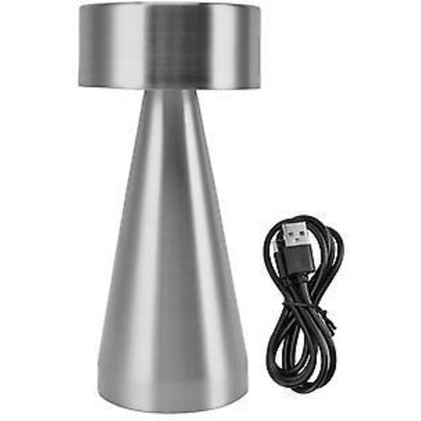 Lampe de table LED portable, 3 températures de couleur, intensité variable, batterie rechargeable 1800 mAh, lampe de chevet (1/5)
