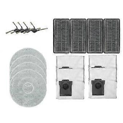 Pour X40 Pro Ultra : brosse latérale de rechange, filtre HEPA, lingettes de nettoyage, sacs à poussière, pièces détachées et accessoires (1/5)