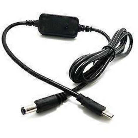 Câble de charge rapide USB-C vers DC 5,5 x 2,1 mm de haute qualité, stable pour une charge sûre des smartphones, tablettes et ordinateurs portables. (1/5)