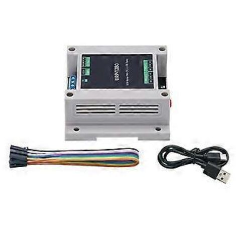 Relais USB PRO bidirectionnel avec rail d'isolation pour carte de contrôle industrielle, relais de commande USB/TTL pour applications automatisées. (1/5)