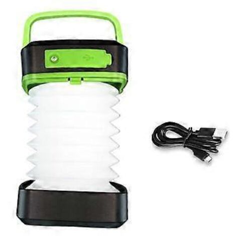 Lanterne solaire compacte et portable pour les aventures en plein air, lanterne-lampe torche 2 en 1 avec double mode de recharge et 3 modes d'éclairage. (1/5)