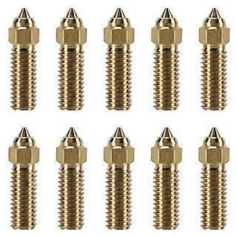 Kit de 10 buses en laiton pour extrudeuse d'imprimante 3D K1/K1 Max, haute température et résistance à l'usure. (1/5)