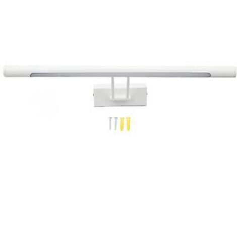 Applique murale LED de 50 cm de long, angle réglable, lumière blanche 5000K, barre lumineuse pour salle de bain, toilettes, cuisine, chambre, 85-265 V (1/5)