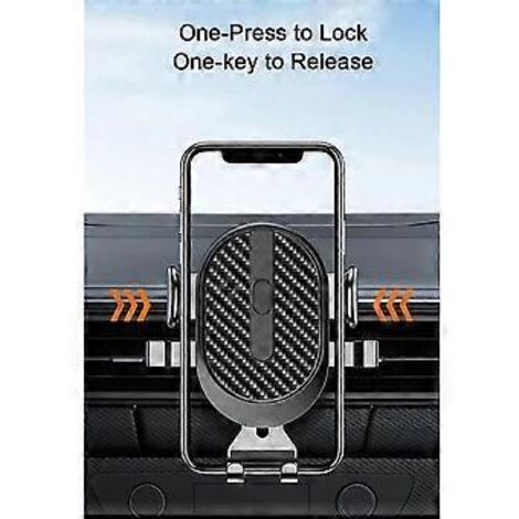 Support universel à ventouse pour téléphone de voiture, fixation à 360° sur pare-brise et tableau de bord, compatible avec les téléphones 4.0. (1/4)