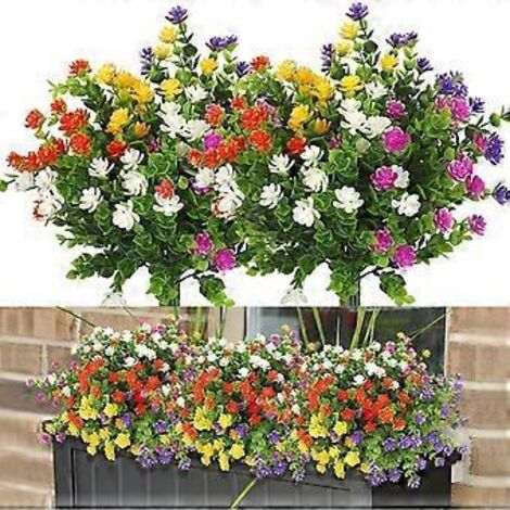Fleurs artificielles en polyéthylène de haute qualité, décoration multifonctionnelle pour l'intérieur et l'extérieur, tiges flexibles et taille extensible, aspect réaliste (1/4)