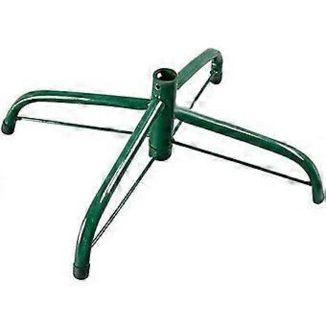Support pour sapin de Noël artificiel en fer avec trépied - Vert 40 cm - Décoration de fête (1/5)