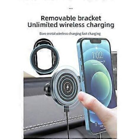 Support magnétique pour téléphone portable, compatible avec les modèles 15, 14, 13 et 12 pouces. (1/4)