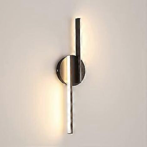 Applique murale LED intérieure 1200 ml, 14 W, applique moderne en aluminium blanc chaud 3000 K pour salon, couloir, salle de bain, escalier, veilleuse, 55 cm [Energ (1/4)