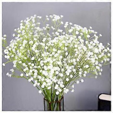 Lot de 8 fleurs artificielles étoilées, idéales pour la création de bouquets de mariage, centres de table, compositions florales et décoration intérieure. (1/3)