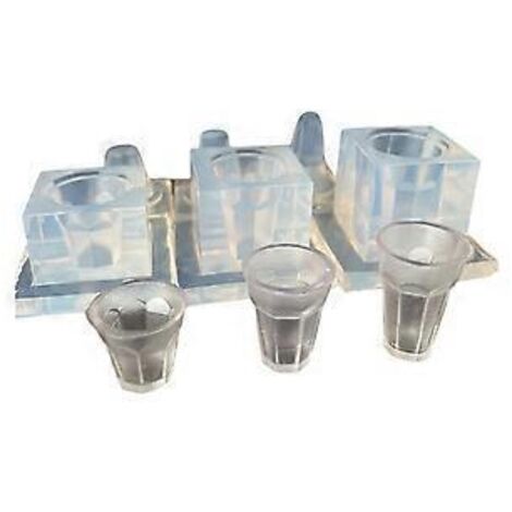 Moules en silicone réutilisables pour la création de miniatures alimentaires et d'objets artistiques (ensemble) (1/5)