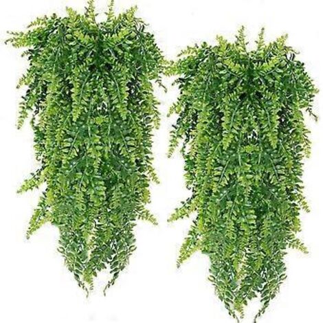 Plantes artificielles artistiques, décoration extérieure avec feuilles imperméables et réalistes, tiges en fil de fer pour une décoration naturelle harmonieuse à l'intérieur comme à l'extérieur. (1/5)