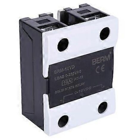 Relais statique BERM 4-20 mA 0-250 V CA, relais statique BRM-10VD, mode de contrôle avec LED. (1/5)