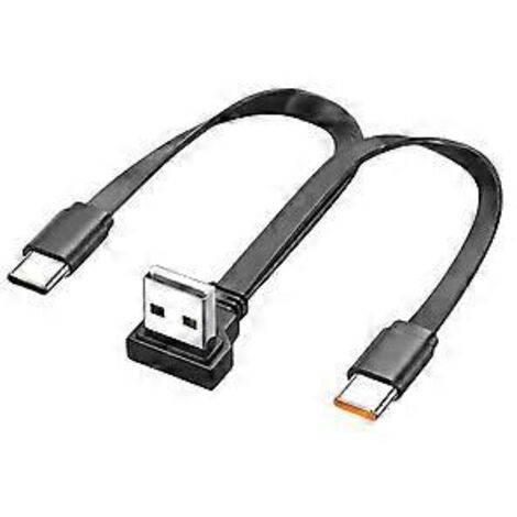 Câble de charge multiple, câble USB multiple, câble de charge USB universel 2 en 1, adaptateur de câble de charge multiple pour téléphone et tablette (50 cm vers le bas) (1/5)