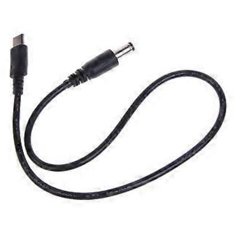 Câble d'alimentation USB C vers DC5,5 x 2,1 mm, supportant 5 V 3 A, connecteur USB C mâle vers DC5521 mâle, pour routeurs et appareils photo (40 cm) (1/5)