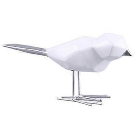 Statues d'oiseaux modernes et mignonnes, décorations européennes, statues d'animaux géométriques, sculptures de bureau, style abstrait D (1/5)