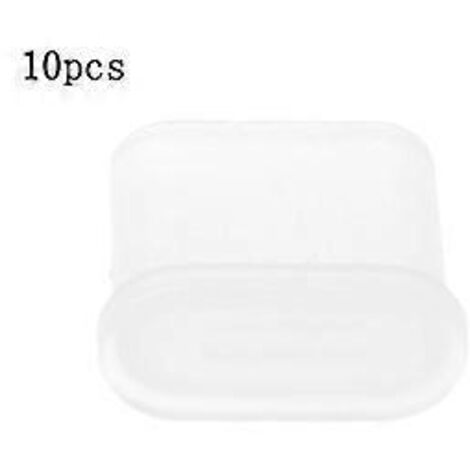 Lot de 10 protections anti-poussière pour câble de charge, compatibles avec les coques de chargeurs USB-C mâles pour Blackberry (noir). (1/5)