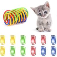 40 jouets à ressort pour chats, ressorts en plastique, pour animaux de compagnie