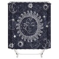Rideau de Douche de Bohême 180180 cm, Rideau de douche Bohême