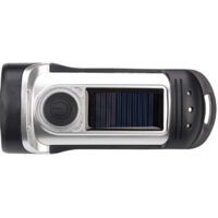 Lampe torche solaire à LED, lampe torche à manivelle, lampe torche rechargeable
