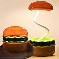 Lampe de bureau mignonne pour enfants, lampe de bureau pour petite chambre de garçon, veilleuse réglable pour chambre d'enfant (jaune)