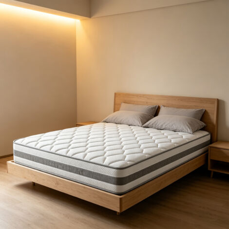 Lot de 1 Matelas 90x200 cm - Matelas Memoire de Forme - Luxe Matelas Ergonomique - Épaisseur epaisseur 25 cm - CJHXE (1/5)
