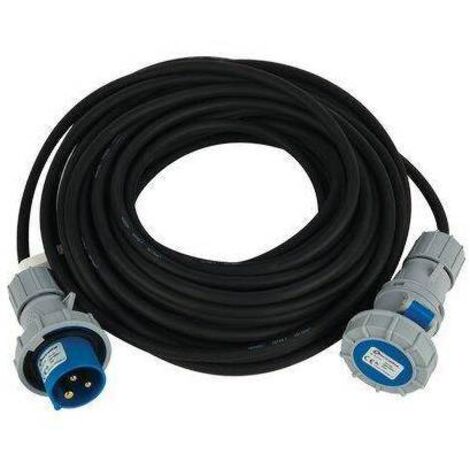 Electraline Rallonge en Caoutchouc, industrial L RN-F 3G2.5 20M IP67