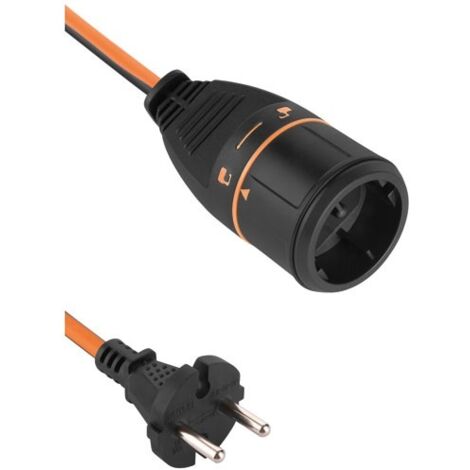 Rallonge Prolongateur Jardín 20M 2x1.5mm européenne Electralock équipée d'un système de Verrouillage qui empêche la déconnexione (1/5)
