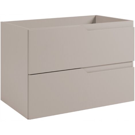 Waschtischunterschrank - 80 cm - Farbe Kashmir - Minimalistisches Design - Dauerhafte Qualität