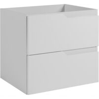 Waschtischunterschrank - 60 cm - Weiß - Modernes Design - Minimalistisch und praktisch