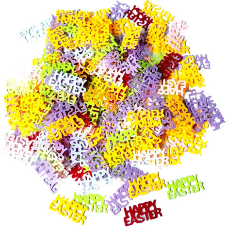 Easter Table Decoration Confetti Bunny Hen Eggs Happy Easter DIY Spring Party Decoration Happy Easter (1/5)
