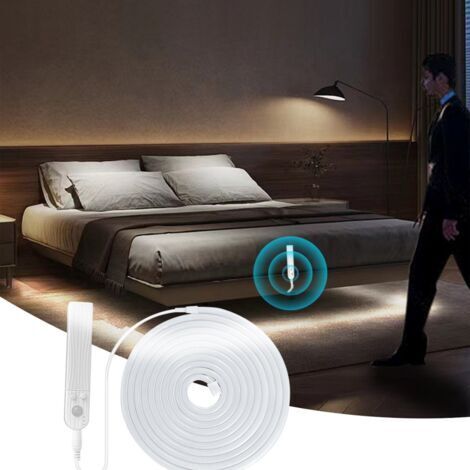 m langer, wasserdichter 5-V-LED-Streifen (IP65) – Warmweißes Licht (3000 K) – Flexibel und zuschneidbar – Für die Innen- und Außenbeleuchtung (1/4)