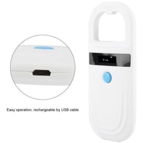 Mikrochip-Lesegerät für Haustiere, OLED-Display-Mikrochip-Scanner