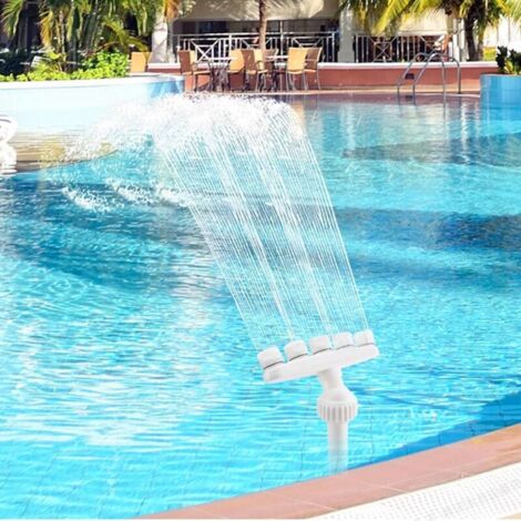 CSPARTV (34×18×19cm) Qutalmi Poolbrunnen, verstellbares Poolsprinkler-Zubehör, Wasserfall-Sprühgerät, Wasserspiel-Sprühgerät (1/3)