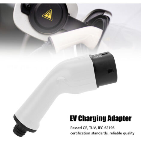 SJLERST EV+ Ladekabel für Elektroautos, Stecker Typ 2 IEC 62196, Ersatzstecker für Ladekabel von Elektroautos, 32 A, Schutzart IP44, EU 250 V
