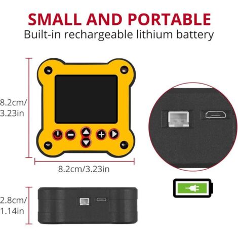 Digitaler Zweiachsen-Neigungsmesser, Winkelmesser, Zweiachsen ±60°, elektronische Wasserwaage, LCD-Bildschirm mit USB-Akku, akustisches Signal, Balanceanzeigen, magnetischer Winkelmesser ±0,02°