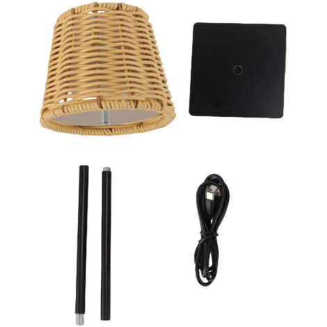 Wiederaufladbare LED-Leselampe, dimmbare Nachttischlampe mit dreifarbiger Touch-Steuerung, geeignet für Wohnzimmer, Schlafzimmer, Bürobeleuchtung und Innen-/Außendekoration