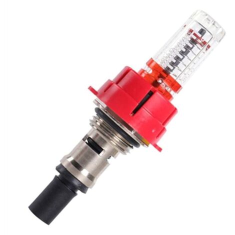 Satz mit 6 Durchflussmessern für Fußbodenheizungsverteiler, optischer Überwachungsregler für Systeme (1/2")