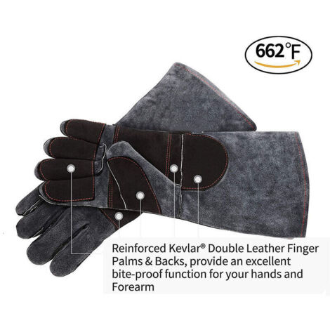 XXL-Beißschutzhandschuhe für Haustiere – Ideal für das Training von Katzen, Hunden, Vögeln und Reptilien