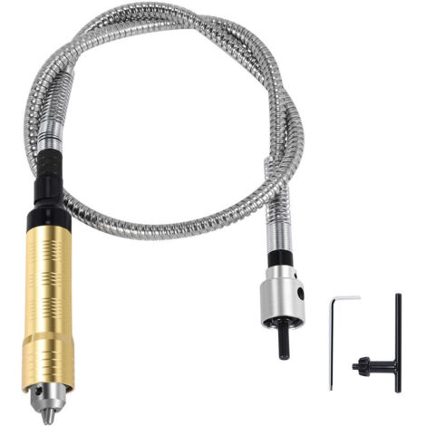 Flexible Welle für Rotationsschleifer, biegsam, geeignet für Handstücke von 0,3–6,5 mm, passend für elektrische Bohrmaschinen.