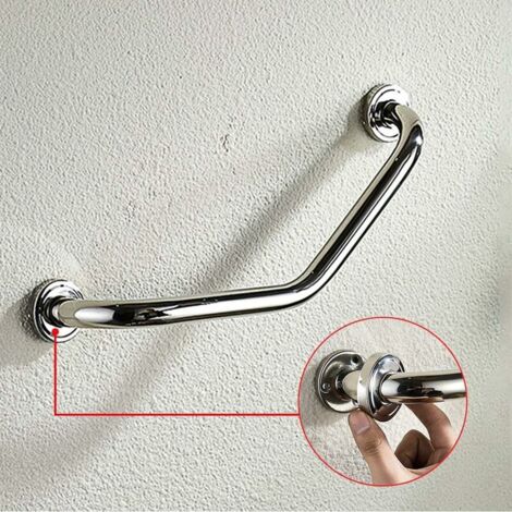 Handlauf aus Edelstahl 304 für Bad, Dusche und Badewanne, auch für Senioren geeignet, 45 cm langer Haltegriff zur Wandmontage, Türgriff (1/3)