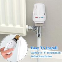 Stück Thermostat-Heizkörperköpfe M30 x 1,5 Ersatzkopf für Heizkörperthermostate, Thermostatventile, Temperaturregler für Zuhause und Büro