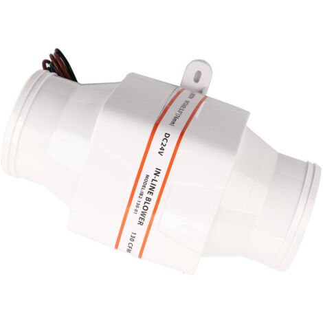 Ventilatore di sentina marino in linea da 3 pollici, potente e silenzioso, ideale per yacht, barche e camper (24V)