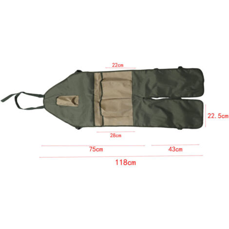 Grembiule da giardinaggio in tessuto Oxford 600D impermeabile, lungo e regolabile, con protezione per le gambe e molteplici tasche per la raccolta e la fascia in vita, ideale per il lavoro all'aperto.