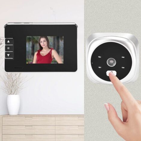 Videocitofono intelligente con schermo TFT LCD da 3 pollici e telecamera a infrarossi grandangolare a 120° per la visione notturna, ideale per la sicurezza domestica.